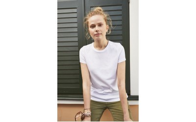 Ebedi Bir Şıklık Klasiği %100 Organik Bisiklet Yaka Tişört