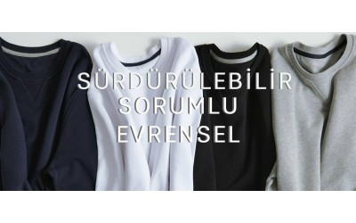ORGANİK %100 PAMUKLU SWEATSHİRT VE HOODİE