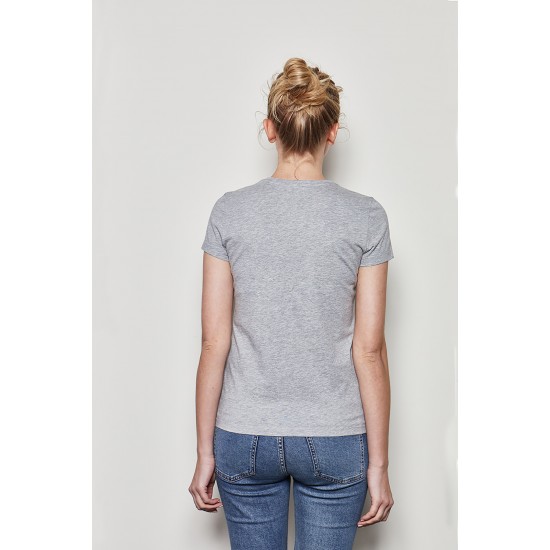 Women Grey  Basic Tişört