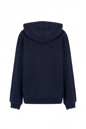 Better Cotton Lacivert Unisex Hoodie